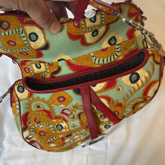 Dior Bags Dior Horse Show Saddle Bag Embroidered Limited Edition 0